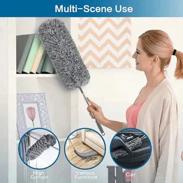 DusterPro - 8 Feet Bendable & Extendable Fan Ceiling Duster (Imported Quality)