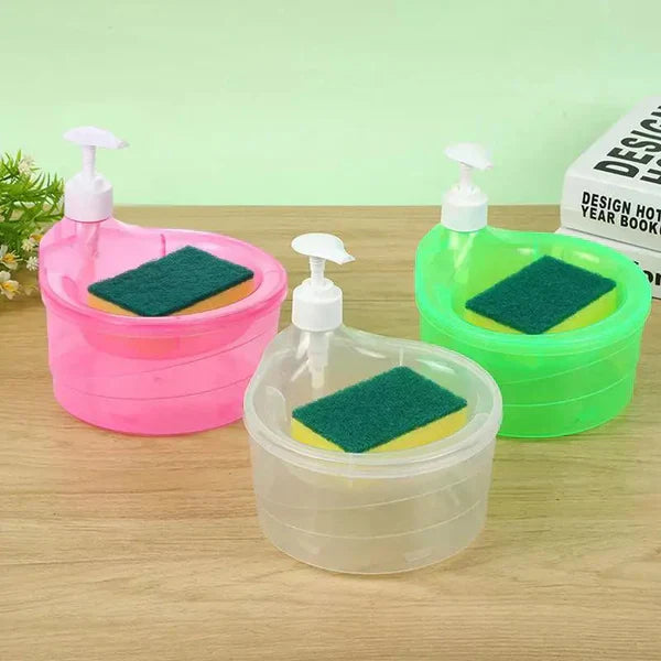 Liquid Soap Dispenser (2 Scotch Brite Inside)