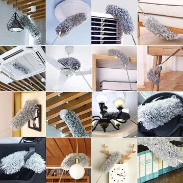 DusterPro - 8 Feet Bendable & Extendable Fan Ceiling Duster (Imported Quality)