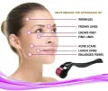 Derma Roller for Face & Beard Growth – Skin Care Microneedle Roller, Anti-Aging, Acne Scar & Hair Regrowth Treatment, and Acne Scars Removal for Men and Women.