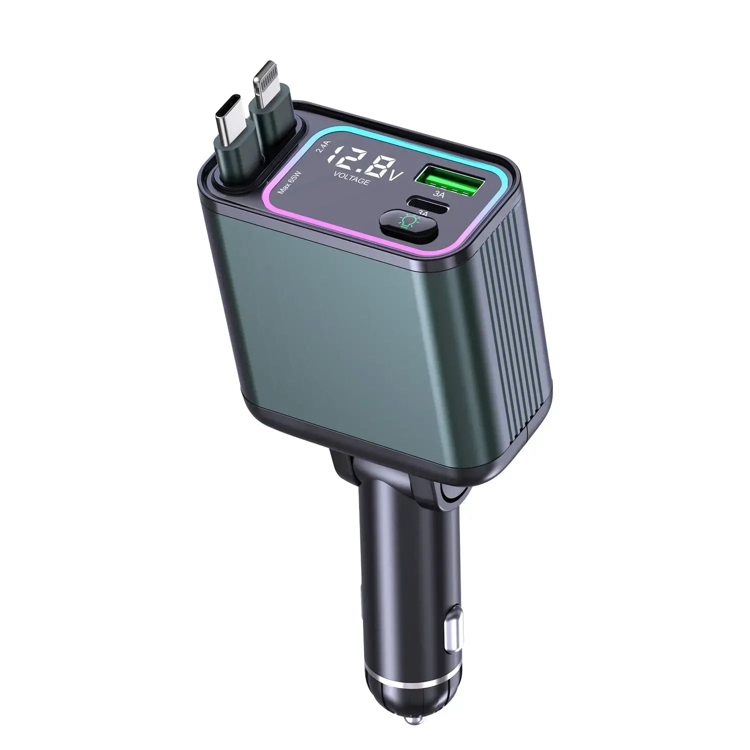 Homezy™ 4-In-1 Retractable Car Charger