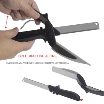 Kitchen clever cutter 2 in 1 - Imported Quality