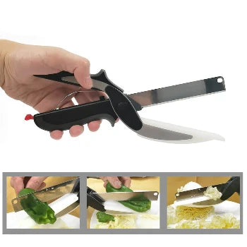 Kitchen clever cutter 2 in 1 - Imported Quality
