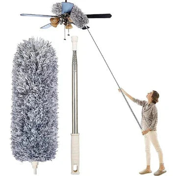 DusterPro - 8 Feet Bendable & Extendable Fan Ceiling Duster (Imported Quality)
