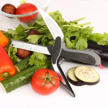 Kitchen clever cutter 2 in 1 - Imported Quality