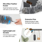 DusterPro - 8 Feet Bendable & Extendable Fan Ceiling Duster (Imported Quality)