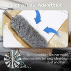 DusterPro - 8 Feet Bendable & Extendable Fan Ceiling Duster (Imported Quality)