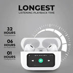 A9 Pro Touch Screen LED-ANC Airpods With Case - ( IMPORTED STOCK! )