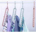 Unique wardrobe organizer (9 hole hanger)